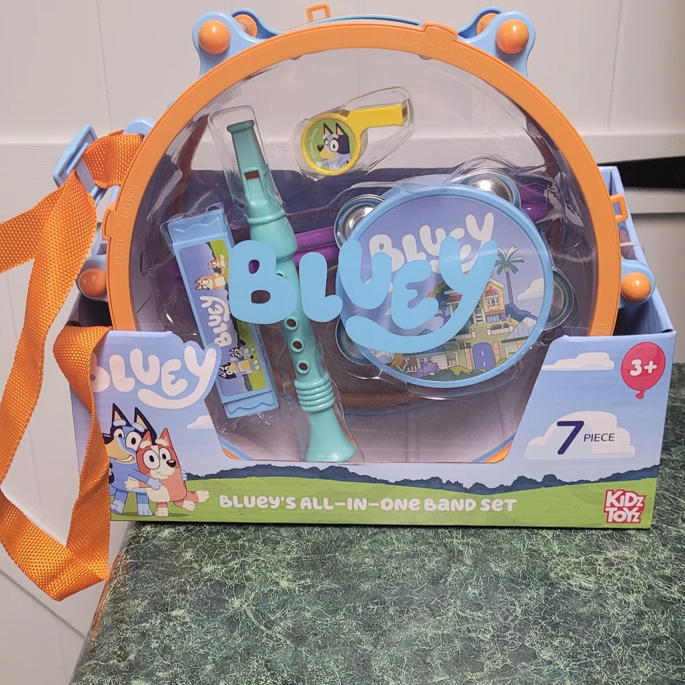 Bluey All-in-One Band Set for Kids NWT